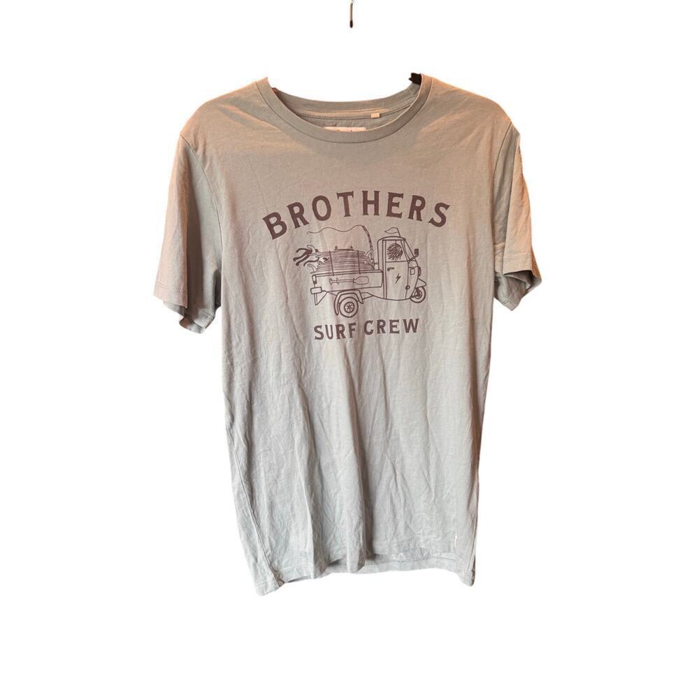 Brothers Cinque Terre Surf Crew Graphic T-Shirt Size Small | Beach Tee